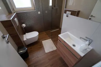 Kupaonica u objektu Apartman Petra