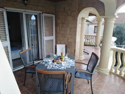 Balkon ili terasa u objektu Apartments Rustika Toscana