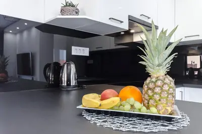 Kuhinja ili čajna kuhinja u objektu Apartments Ella
