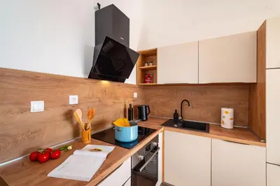 Kuhinja ili čajna kuhinja u objektu Apartments Lucija Mari