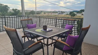 Balkon ili terasa u objektu Doki