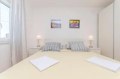 Krevet ili kreveti u jedinici u objektu Apartment Oblutak