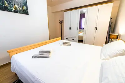 Krevet ili kreveti u jedinici u objektu Apartments Bonis II
