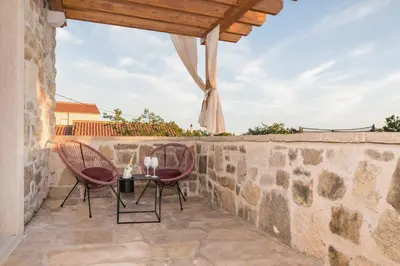 Balkon ili terasa u objektu Family friendly house with a swimming pool Primosten Burnji, Primosten - 21068