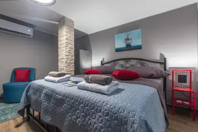 Krevet ili kreveti u jedinici u objektu Capitans House