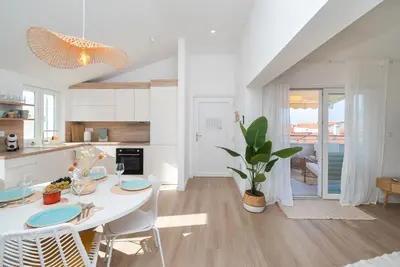 Kuhinja ili čajna kuhinja u objektu Apartments Laganini