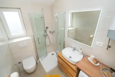 Kupaonica u objektu Apartments Laganini