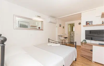 TV i/ili zabavni centar u objektu Gorgeous Home In Rogoznica