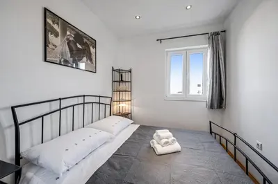Krevet ili kreveti u jedinici u objektu Apartment Anchor