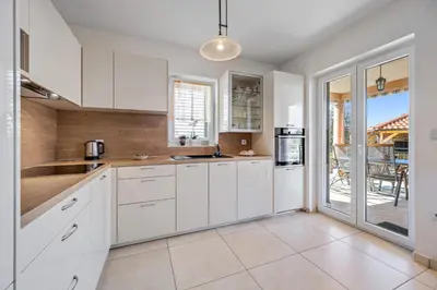 Kuhinja ili čajna kuhinja u objektu Apartment Anchor