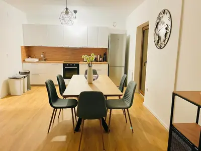 Kuhinja ili čajna kuhinja u objektu Apartment Happy