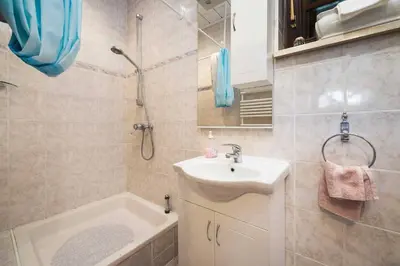 Kupaonica u objektu Cozy Apartment Hortenzija