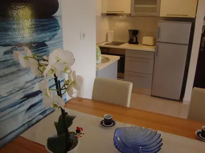 Kuhinja ili čajna kuhinja u objektu Apartments Marina