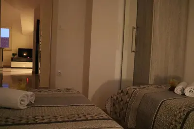 Krevet ili kreveti u jedinici u objektu Apartments Marina