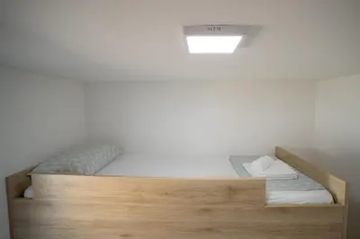 Krevet ili kreveti u jedinici u objektu Mobile Home Lana