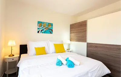 Krevet ili kreveti u jedinici u objektu Amazing Apartment In Vodice With Wifi