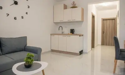 Kuhinja ili čajna kuhinja u objektu Apartments Marin
