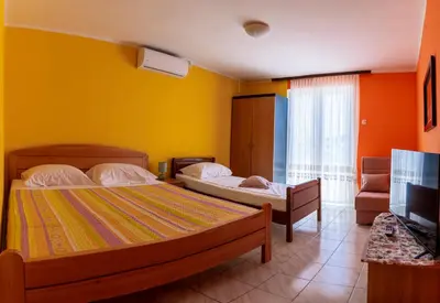 Krevet ili kreveti u jedinici u objektu Apartments Mikulić