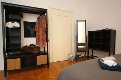 Krevet ili kreveti u jedinici u objektu Central Plaza Residence Šibenik