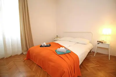 Krevet ili kreveti u jedinici u objektu Central Plaza Residence Šibenik