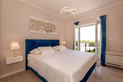 Krevet ili kreveti u jedinici u objektu Villa Luna Luxury apartment