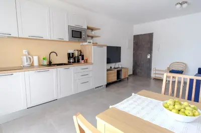 Kuhinja ili čajna kuhinja u objektu Apartments Grape