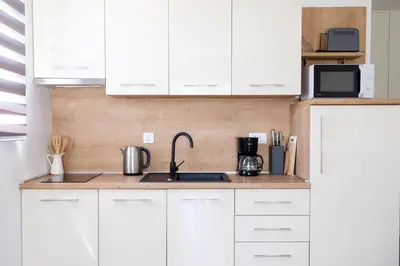 Kuhinja ili čajna kuhinja u objektu Apartments Grape