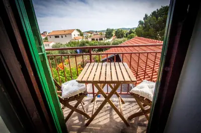 Balkon ili terasa u objektu PIROVAC APARTMENTS ***