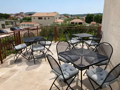 Balkon ili terasa u objektu PIROVAC APARTMENTS ***