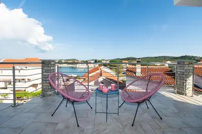 Balkon ili terasa u objektu Apartment Villa Zlatna