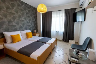 Krevet ili kreveti u jedinici u objektu DELUXE ROOMS BURE