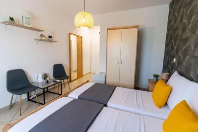 Krevet ili kreveti u jedinici u objektu DELUXE ROOMS BURE