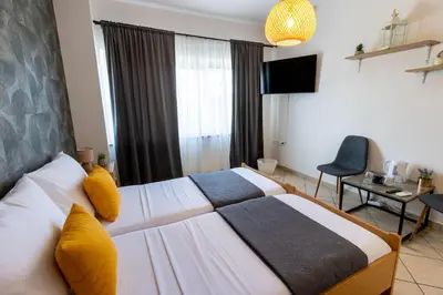 Krevet ili kreveti u jedinici u objektu DELUXE ROOMS BURE