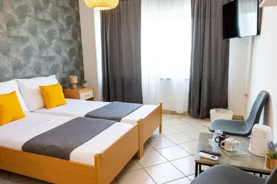 Krevet ili kreveti u jedinici u objektu DELUXE ROOMS BURE