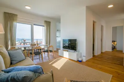 TV i/ili zabavni centar u objektu Villa Tramontana apartment 1