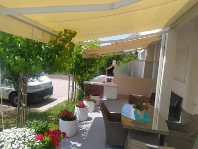 Vrt u objektu Apartmani Trubi 2