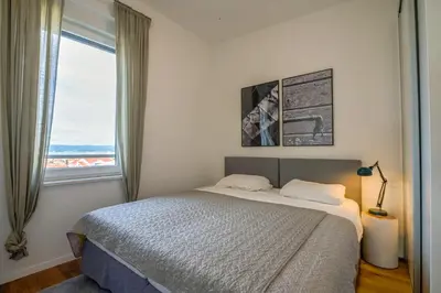 Krevet ili kreveti u jedinici u objektu Villa Tramontana apartment 2