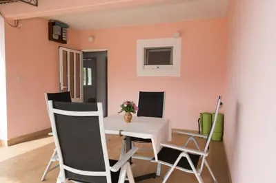TV i/ili zabavni centar u objektu Apartment in Stupin Celine with sea view, terrace, air conditioning WiFi 5149-2