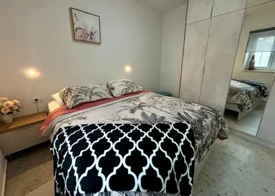 Krevet ili kreveti u jedinici u objektu Kuća za odmor Svelena Vodice