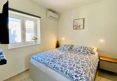 Krevet ili kreveti u jedinici u objektu Kuća za odmor Svelena Vodice