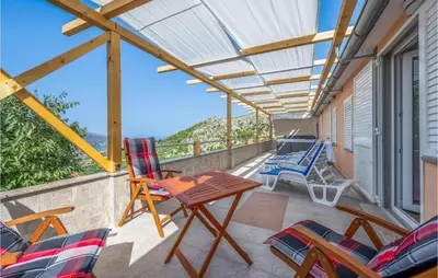 Balkon ili terasa u objektu Awesome Home In Grebastica With Wifi