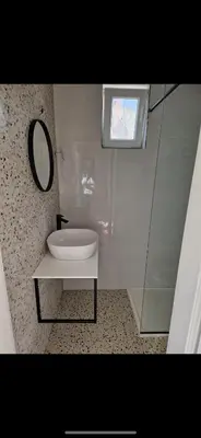 Kupaonica u objektu Vila Mari APP