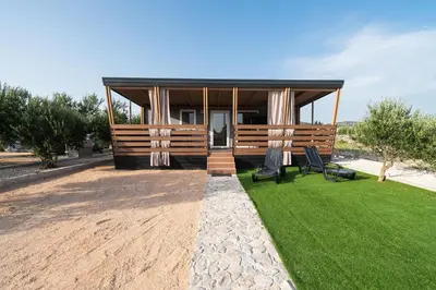 Vrt u objektu Mobile home Banovi dvori IV