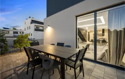 Balkon ili terasa u objektu Pet Friendly Home In Vodice With Sauna