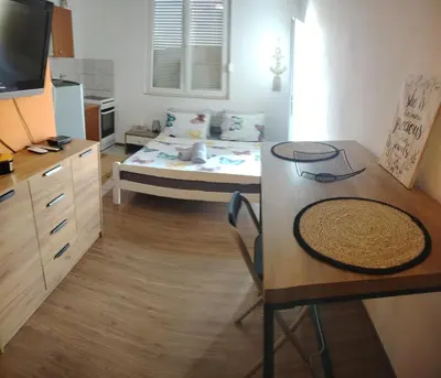 Kuhinja ili čajna kuhinja u objektu Studio apartman Laca