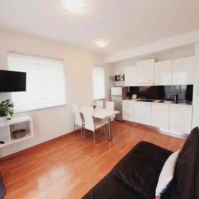 Kuhinja ili čajna kuhinja u objektu Apartments Marti