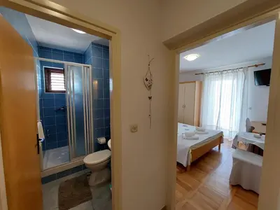 Krevet ili kreveti u jedinici u objektu Apartmani Rahela