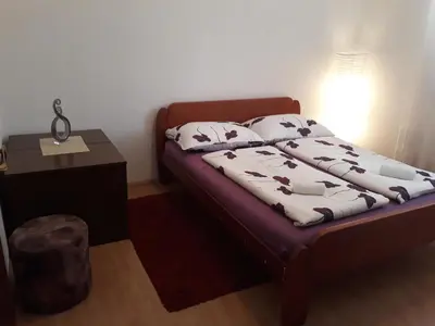 Krevet ili kreveti u jedinici u objektu APARTMANI BONACA - VODICE