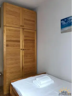 Krevet ili kreveti u jedinici u objektu Tribunj Sunrise