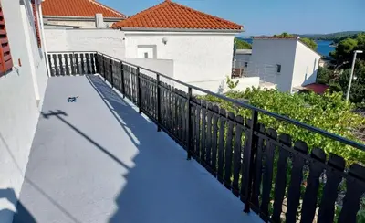Balkon ili terasa u objektu Apartments by the sea Tisno, Murter - 21405